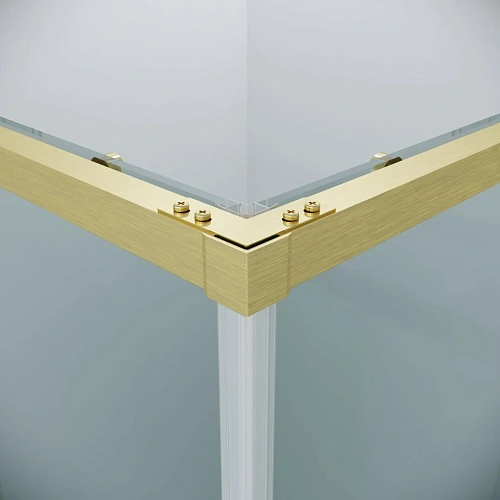 Душевая дверь GROSSMAN Galaxy 1/2.K33.01.70.32.00 (70x195) золото сатин, стекло прозрачное Душевая дверь GROSSMAN Galaxy 1/2.K33.01.70.32.00 (70x195) золото сатин, стекло прозрачное