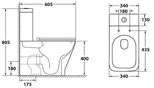 Чаша напольного унитаза OWL Gap Ruta-G с сиденьем DP микролифт OWLT200901 Чаша напольного унитаза OWL Gap Ruta-G с сиденьем DP микролифт OWLT200901