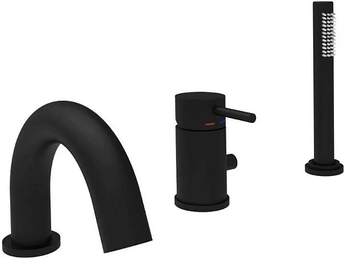 Смеситель на борт ванны Paffoni Light LIG047NO Смеситель на борт ванны Paffoni Light LIG047NO