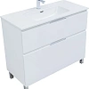 Тумба под раковину Aquanet Алвита New 100 00344135 напольная, белый матовый Тумба под раковину Aquanet Алвита New 100 00344135 напольная, белый матовый