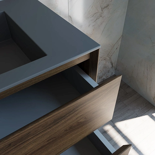 Тумба под раковину Vincea Luka 800 VMC-2L800CO подвесная, С.Oak Тумба под раковину Vincea Luka 800 VMC-2L800CO подвесная, С.Oak