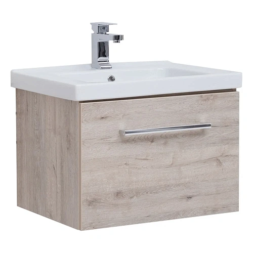 Тумба под раковину DREJA BIG INN, 65 см, подвесная, 1 ящик + выдвижной внутренний ящик, дуб кантри 7 77.0202D Тумба под раковину DREJA BIG INN, 65 см, подвесная, 1 ящик + выдвижной внутренний ящик, дуб кантри 7 77.0202D