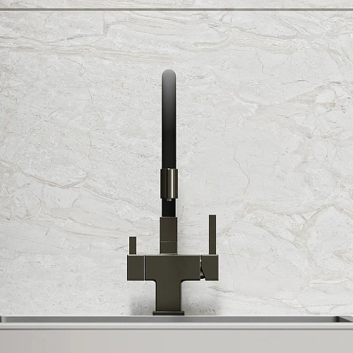 Смеситель для кухни Sancos Arno SC4005GG под фильтр, вороненая сталь Смеситель для кухни Sancos Arno SC4005GG под фильтр, вороненая сталь