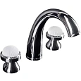 Смеситель для раковины Boheme SATINE хром 277-ST на 3 отверстия Смеситель для раковины Boheme SATINE хром 277-ST на 3 отверстия