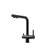 Смеситель для кухни SANCOS Foster SC4014MB с возможностью подключения фильтра, черный матовый