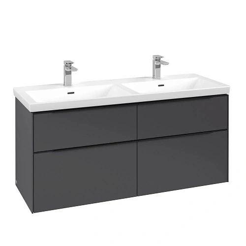 Тумба под раковину Villeroy & Boch Subway 3.0 Graphite / Graphite C56801VR Тумба под раковину Villeroy & Boch Subway 3.0 Graphite / Graphite C56801VR