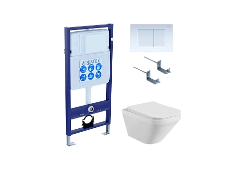 Комплект инсталляции Aquatek Standard INS-0000012 со звукоизоляцией кркпежомом KKI-0000002 клавишей смыва KDI-0000009 унитазом ЛИРА AQ1155-00 с сиденьем микролифт SET Aquatek ЛИРА-009 4в1 Комплект инсталляции Aquatek Standard INS-0000012 со звукоизоляцией кркпежомом KKI-0000002 клавишей смыва KDI-0000009 унитазом ЛИРА AQ1155-00 с сиденьем микролифт SET Aquatek ЛИРА-009 4в1