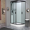 Душевая кабина Frank F418L М Black 100x80 20051 закаленное матовое стекло Душевая кабина Frank F418L М Black 100x80 20051 закаленное матовое стекло