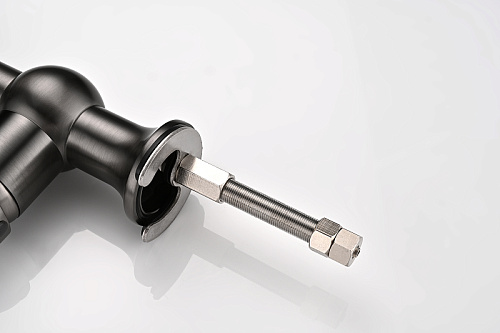 Смеситель для кухни Paulmark Retro вороненая сталь Re213226-GM Смеситель для кухни Paulmark Retro вороненая сталь Re213226-GM