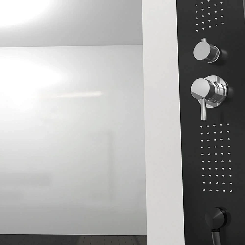 Душевая кабина Black&White G8708 (800х1100х2170) 8708000 Душевая кабина Black&White G8708 (800х1100х2170) 8708000