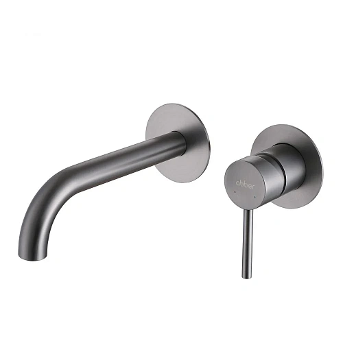 Смеситель для раковины ABBER Wasser Kreis AF8112NG скрытого монтажа, никель Смеситель для раковины ABBER Wasser Kreis AF8112NG скрытого монтажа, никель