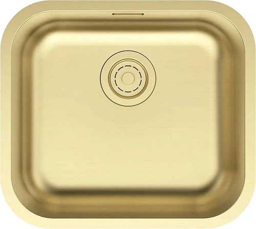 Кухонная мойка Paulmark VELLO 48 UN VE48-LG, светлое золото, 480х440мм Кухонная мойка Paulmark VELLO 48 UN VE48-LG, светлое золото, 480х440мм
