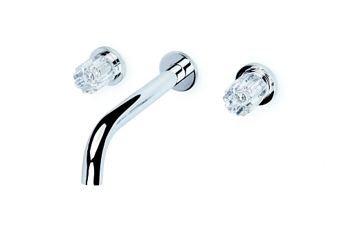 Смеситель для раковины Boheme ELEGANTE CHROME встраиваемый 152-2-CR-EL Смеситель для раковины Boheme ELEGANTE CHROME встраиваемый 152-2-CR-EL