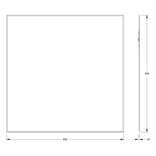 Зеркало Evoform Standard BY 0221 80х80 см с фацетом Зеркало Evoform Standard BY 0221 80х80 см с фацетом