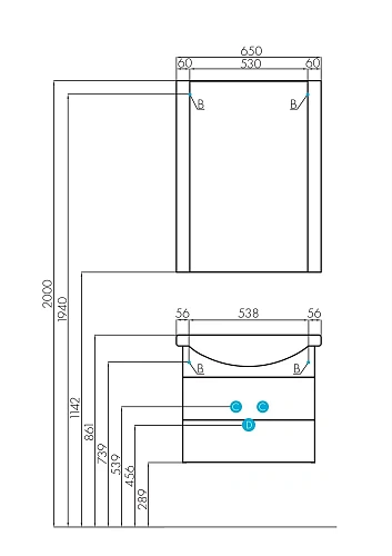Тумба под раковину Aquaton Ария 65 М темно-коричневая 1A123301AA430 Тумба под раковину Aquaton Ария 65 М темно-коричневая 1A123301AA430