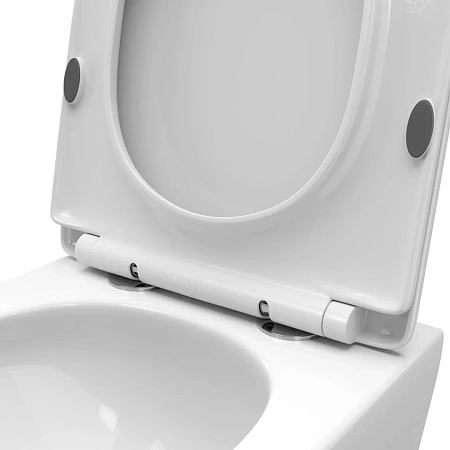 Унитаз подвесной BelBagno UNO-TOR BB5177CH-TOR/SC безободковый c сиденьем Унитаз подвесной BelBagno UNO-TOR BB5177CH-TOR/SC безободковый c сиденьем