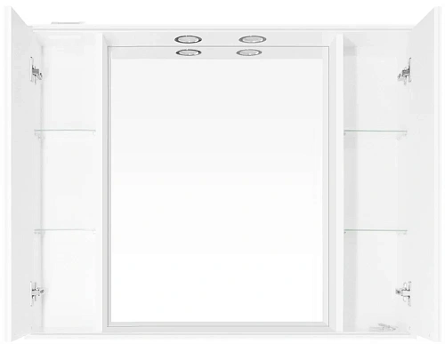Зеркальный шкаф Style Line Олеандр-2 1000/С, белый ЛС-00000583 Зеркальный шкаф Style Line Олеандр-2 1000/С, белый ЛС-00000583