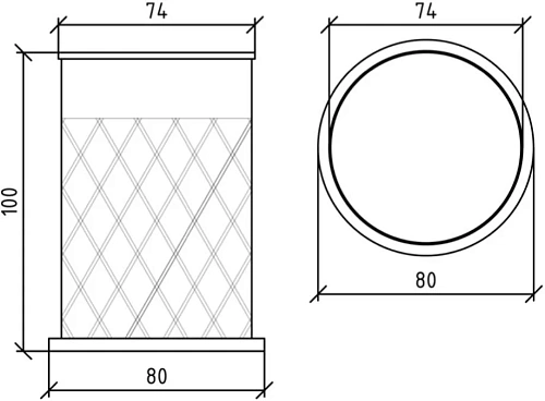 Стакан Boheme Murano Cristal 10217 Стакан Boheme Murano Cristal 10217