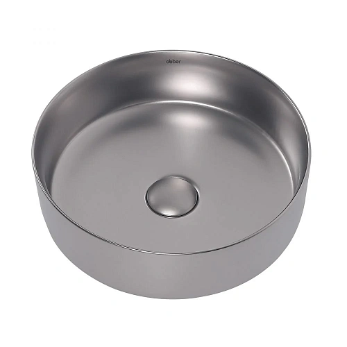 Раковина ABBER Bequem AC2108MS накладная, серебро матовое Раковина ABBER Bequem AC2108MS накладная, серебро матовое