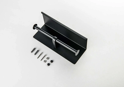 Держатель туалетной бумаги Aquatek ОБЕРОН AQ4909MB черный матовый Держатель туалетной бумаги Aquatek ОБЕРОН AQ4909MB черный матовый