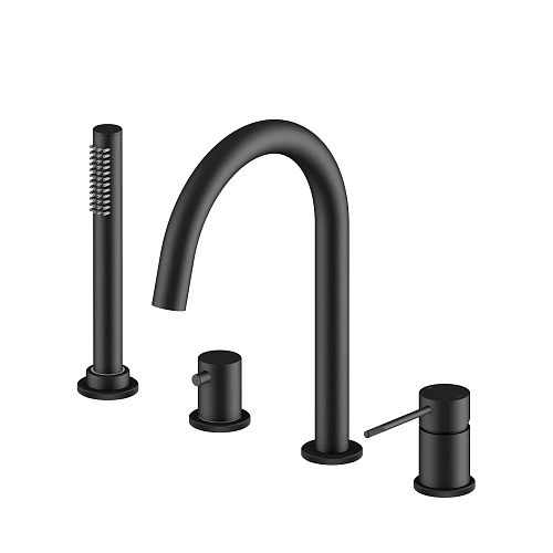 Смеситель на борт ванны Timo Saona 2320/03Y черный Смеситель на борт ванны Timo Saona 2320/03Y черный