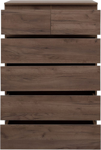 Комод Aquanet Сканди 800x480 Дуб крафт (6 ящиков) 00302546 Комод Aquanet Сканди 800x480 Дуб крафт (6 ящиков) 00302546