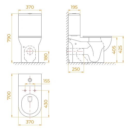 Унитаз напольный RGW SW-05 67420105-01 Унитаз напольный RGW SW-05 67420105-01