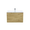 Тумба с раковиной IDDIS Bild (BIL80V0i95K) подвесная, 80 см, дуб светлый Тумба с раковиной IDDIS Bild (BIL80V0i95K) подвесная, 80 см, дуб светлый