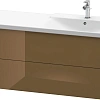 Тумба под раковину Duravit XSquare XS418906161 подвесная 121 см Коричнево-оливковый глянцевый Тумба под раковину Duravit XSquare XS418906161 подвесная 121 см Коричнево-оливковый глянцевый