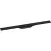 Решетка для водоотводящего желоба Hansgrohe RainDrain Flex, 80 см, укорачиваемая 56044670, матовый ч Решетка для водоотводящего желоба Hansgrohe RainDrain Flex, 80 см, укорачиваемая 56044670, матовый ч