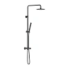 Душевая система Damixa Scandinavian Pure 936800300 с термостом, черный Душевая система Damixa Scandinavian Pure 936800300 с термостом, черный