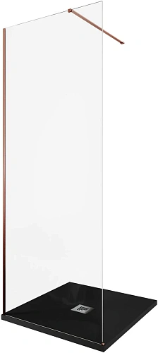 Душевая перегородка Allen Brau Infinity 1 80 3.21005.60 медь брашированная Душевая перегородка Allen Brau Infinity 1 80 3.21005.60 медь брашированная