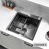 Картинка анонса товара «кухонная мойка esbano cascade-m (esmkcascm)»