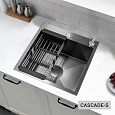 Детальная картинка товара «кухонная мойка esbano cascade-s (esmkcascs)»