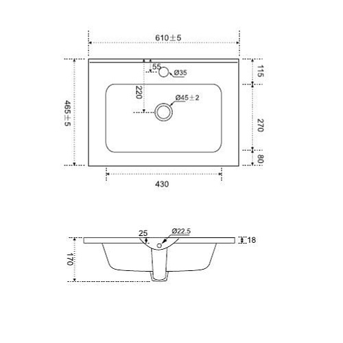 Раковина AM.PM Sense M7BWCC0602WG мебельная, керамическая, 60 см, белый Раковина AM.PM Sense M7BWCC0602WG мебельная, керамическая, 60 см, белый