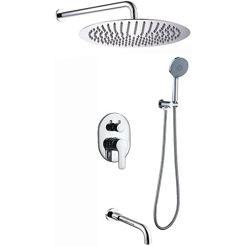 Душевая система BERGES VENTAS 3R, хром 073007 Душевая система BERGES VENTAS 3R, хром 073007