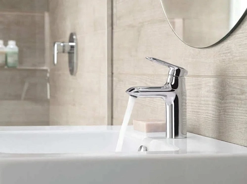 Смеситель для раковины Jacob Delafon Kumin с картриджем с3 (смещенный центр выпуска воды),E99444-CP Смеситель для раковины Jacob Delafon Kumin с картриджем с3 (смещенный центр выпуска воды),E99444-CP