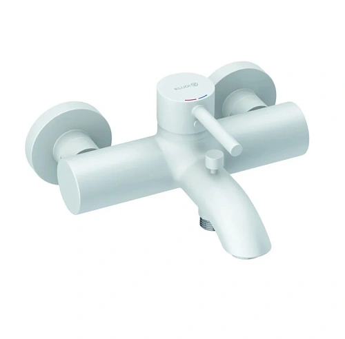 Смеситель для ванны Kludi BOZZ 386915376 белый матовый Смеситель для ванны Kludi BOZZ 386915376 белый матовый