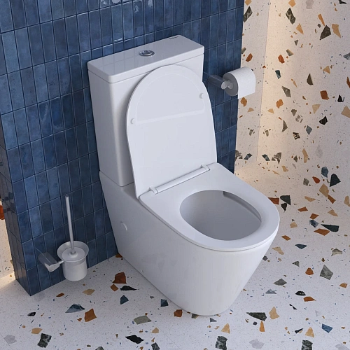 Унитаз напольный BelBagno FLAY-TOR BB2149CP-TOR/SC/BB2149T безободковый Унитаз напольный BelBagno FLAY-TOR BB2149CP-TOR/SC/BB2149T безободковый