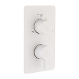 Смеситель для душа Boheme на 2 потребителя MATT WHITE встраиваемый 135-2-MW белый
