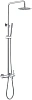 Душевая система Boheme Uno хром, верхний душ латунь 468-CR