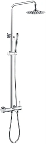 Душевая система Boheme Uno хром, верхний душ латунь 468-CR Душевая система Boheme Uno хром, верхний душ латунь 468-CR