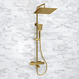 Душевая система WasserKRAFT A199.260.201.BG Thermo с термостатом золото