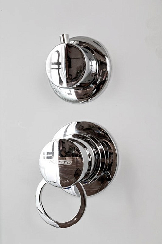 Душевая кабина Dto EM2710 (EM2710EL) 100x100 см с электрикой Душевая кабина Dto EM2710 (EM2710EL) 100x100 см с электрикой