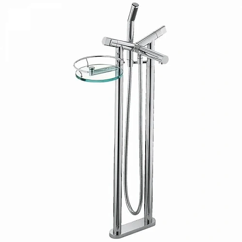 Смеситель для ванны Kludi New Waves 575900530 напольный Смеситель для ванны Kludi New Waves 575900530 напольный