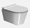Картинка анонса товара «унитаз подвесной gsi norm 861011 compact с микролифтом и крепежом 861011+ms76sn11+fisr2»