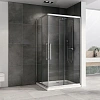 Душевой уголок ABBER Schwarzer Diamant AG02128H 120x80 см универсальный, профиль хром, стекло прозрачное Душевой уголок ABBER Schwarzer Diamant AG02128H 120x80 см универсальный, профиль хром, стекло прозрачное