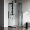 Душевой уголок AM.PM Func W84G-403-9090-BТ Slide 90х90, черный, стекло прозрачное Душевой уголок AM.PM Func W84G-403-9090-BТ Slide 90х90, черный, стекло прозрачное