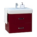 Тумба с раковиной Aquaton Америна 60 (бордо темный) 1A1354K1AM940 Тумба с раковиной Aquaton Америна 60 (бордо темный) 1A1354K1AM940