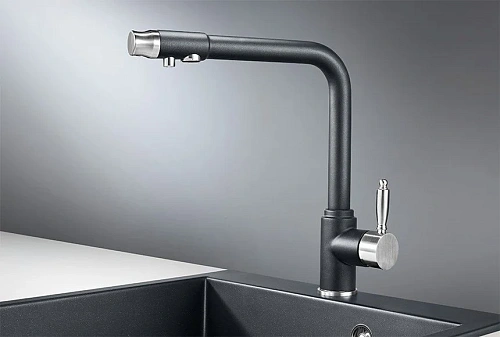 Смеситель для кухни Granula 2301, ШВАРЦ Смеситель для кухни Granula 2301, ШВАРЦ